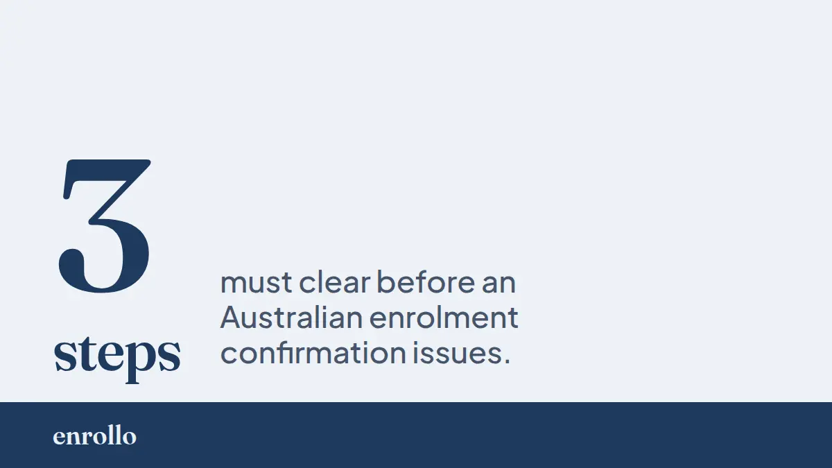 Australian CoE for Education Agents: Get It Issued in Time