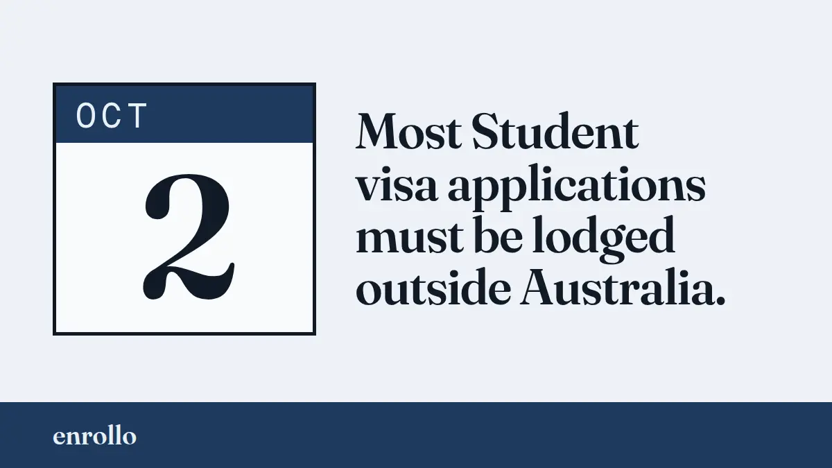 Australia's 2 October 2026 Student Visa Changes: What Education Agents Should Do Differently